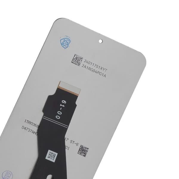 Helt block för Honor X8a LCD-skärm och svart pekglas - AVIZAR - Skärmbyte - Härdat glas