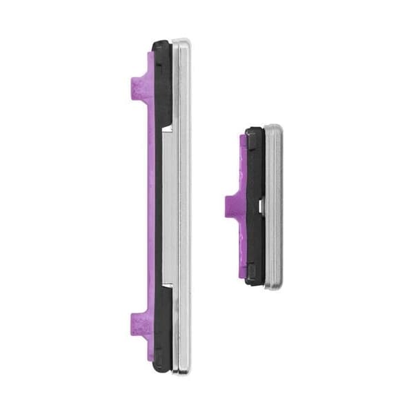 AVIZAR Ström- och volymknapp för Samsung Galaxy S10 och S10 Plus - Vit