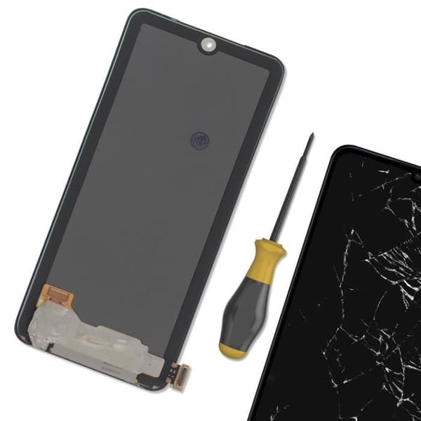 LCD-skärm och pekglas för Xiaomi Redmi Note 10 och 10s Relife Black