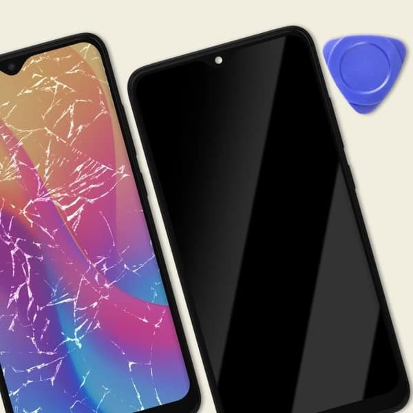 Skärm för Xiaomi Redmi 8A - XIAOMI - LCD + Pekglas + Originalram - Svart