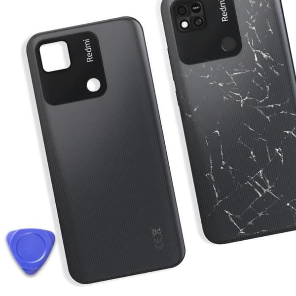 Bakruta - XIAOMI - Redmi 10A - Svart - Service Pack - Original