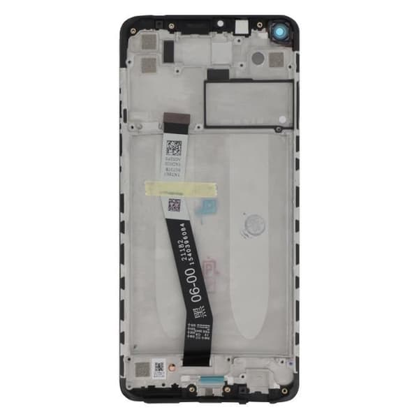 Skärm för Xiaomi Redmi Note 9 LCD + Touch Glass + Xiaomi grått chassi