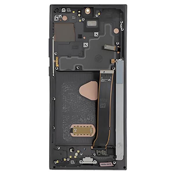 LCD-skärm för Samsung Galaxy Note 20 Ultra Touch Glass och Relife Black Chassi