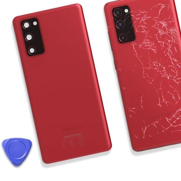 Bakruta till Samsung Galaxy S20 FE Original Service Pack Samsung Red