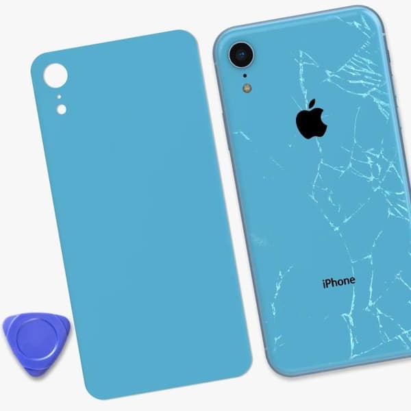 Ersättning bakruta - AVIZAR - iPhone XR - Blå - Samma som originalet
