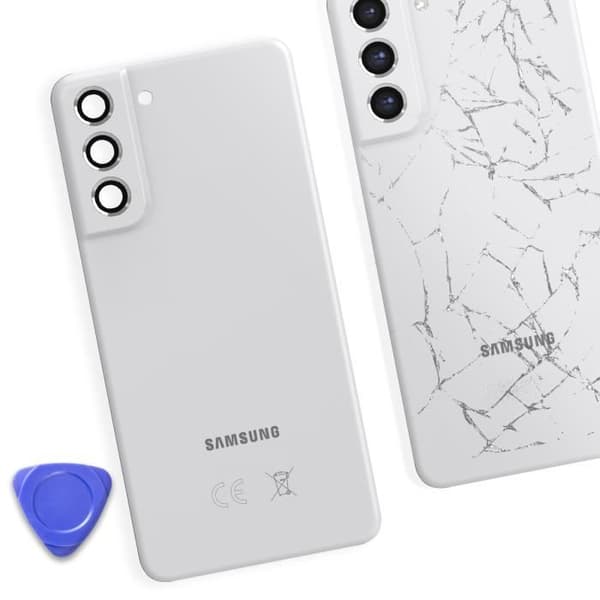 Ersättningsglas bak till Samsung Galaxy S21 FE Vit