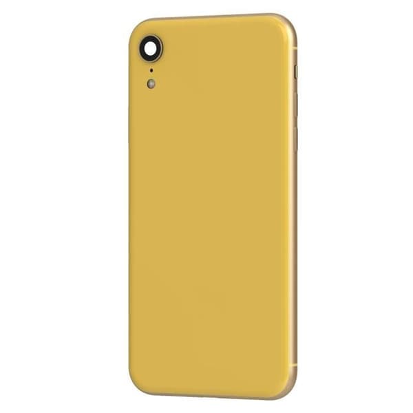 Komplett chassi för iPhone XR - AVIZAR - Gul - Centralram och bakruta