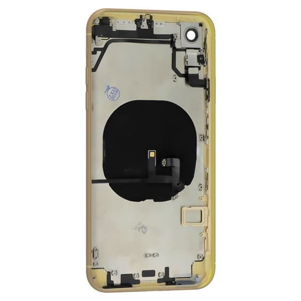 Komplett chassi för iPhone XR - AVIZAR - Gul - Centralram och bakruta