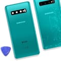 Miniatyrbild 4 av 4: Ersättningsglas bak till Samsung Galaxy S10 Green