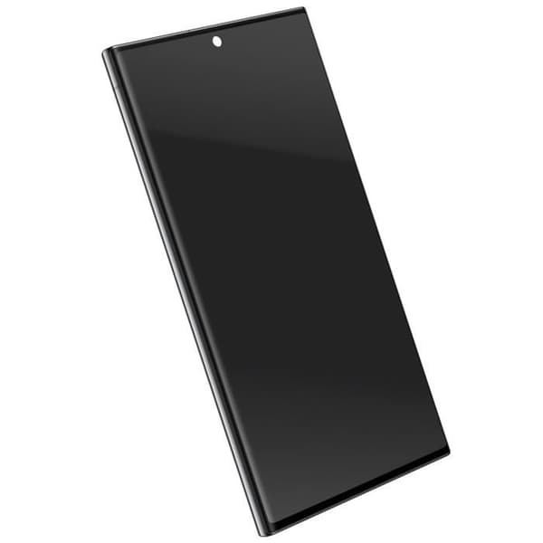 Soft OLED-skärm för Samsung S23 Ultra - AVIZAR - Taktisk Glas - Svart Chassi