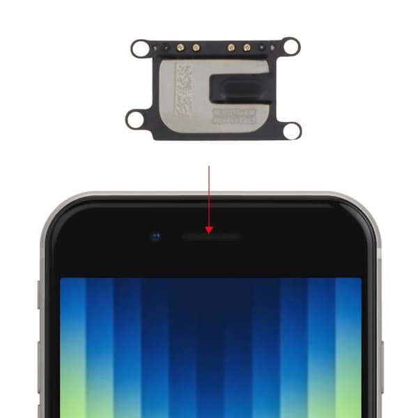 Intern högtalare för iPhone SE 2022, SE 2020 och 8 Black