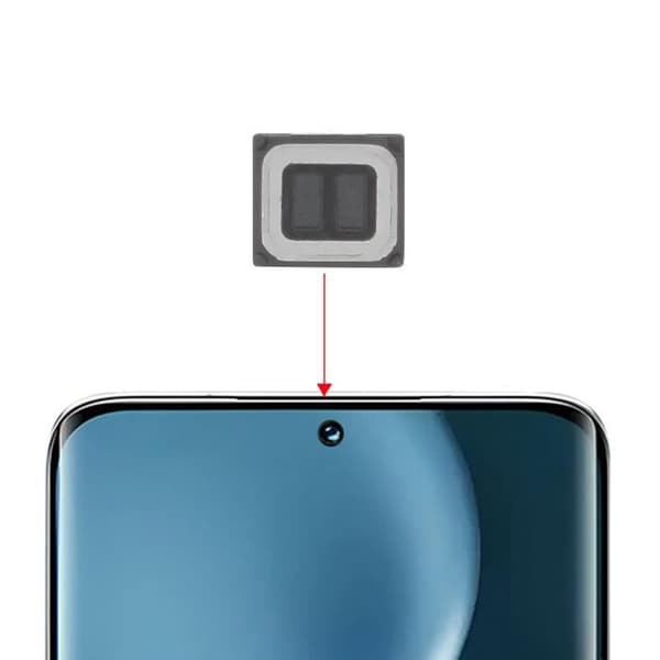 AVIZAR intern högtalare för Honor Magic 4 Lite 4G Black - Reparerar ljud under samtal
