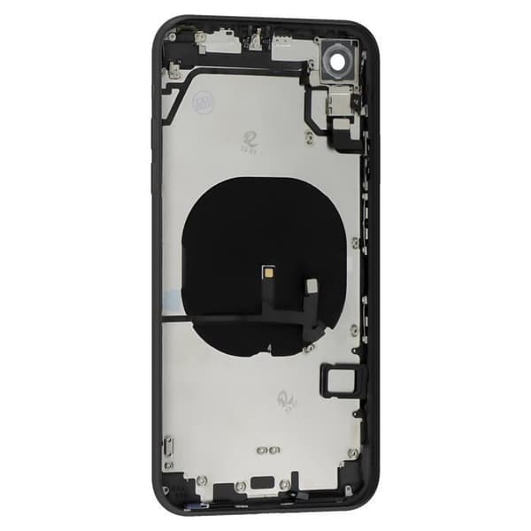 Komplett chassi för iPhone XR - AVIZAR - Svart - Centralram och bakruta
