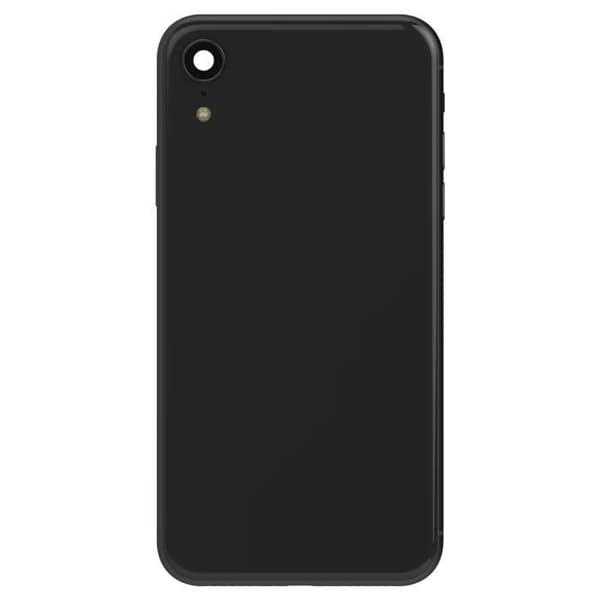 Komplett chassi för iPhone XR - AVIZAR - Svart - Centralram och bakruta