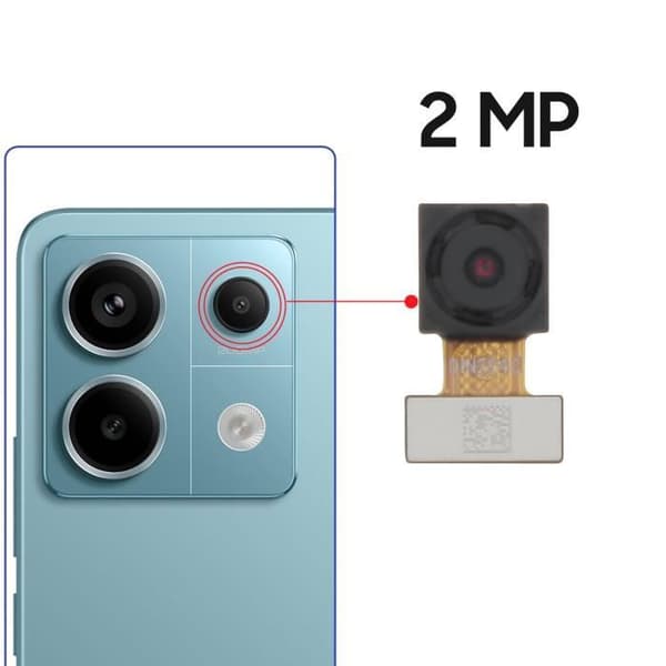 Kameramakroobjektiv för Xiaomi Redmi Note 13 Pro, Note 13 Pro Plus Black