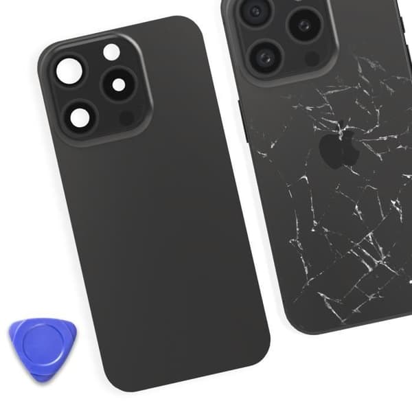Komplett bakruta för iPhone 15 Pro Max med MagSafe Black