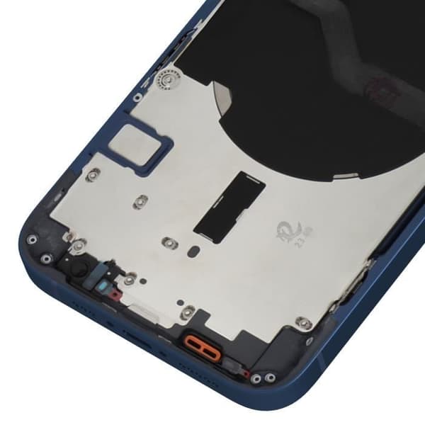 Komplett chassi för iPhone 12 - AVIZAR - Midnattsblå - Återställer den ursprungliga estetiken - Lätt att installera