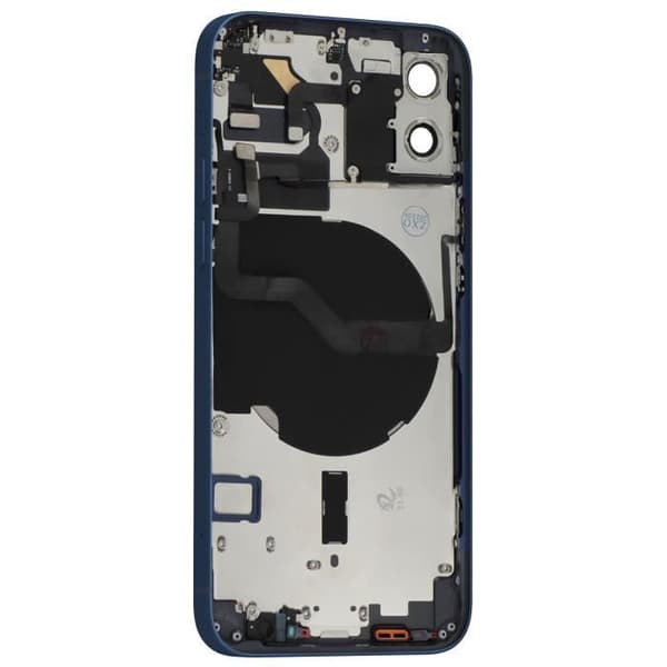Komplett chassi för iPhone 12 - AVIZAR - Midnattsblå - Återställer den ursprungliga estetiken - Lätt att installera