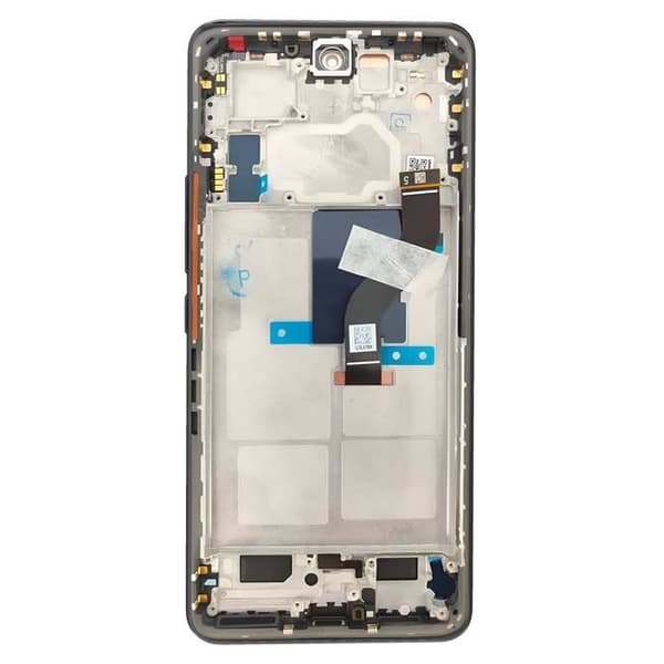 LCD-skärm + Pekskärm för Xiaomi 12 Lite - AVIZAR - Svart chassi - Härdat glas - Förmonterad