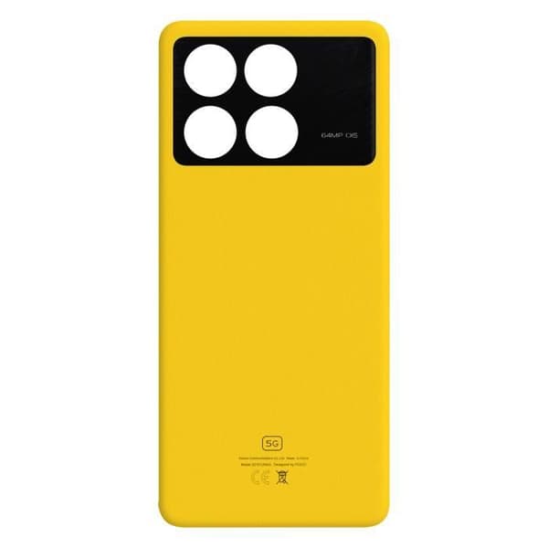 Ersättningsbatterilock - AVIZAR - Xiaomi Poco X6 Pro - Gul
