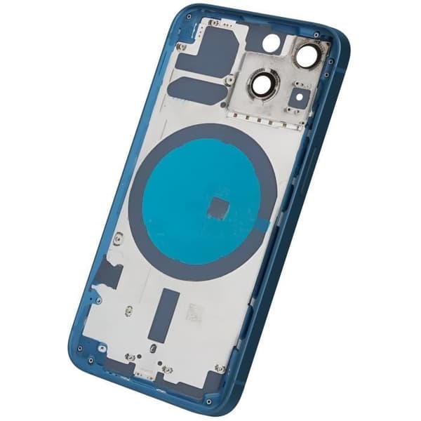 iPhone 13 Mini chassi - AVIZAR - Ersättningsbakruta - Blå
