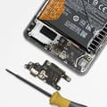 Miniatyrbild 4 av 4: Laddkabel AVIZAR för Xiaomi Poco X6 Pro - USB-C-port och SIM-kortläsare Svart