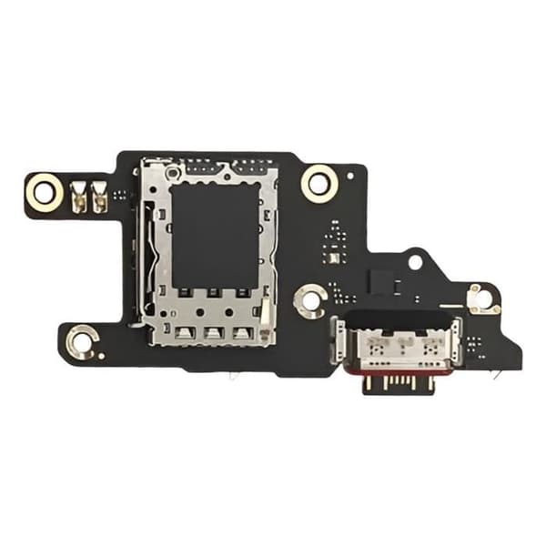 Laddkabel AVIZAR för Xiaomi Poco X6 Pro - USB-C-port och SIM-kortläsare Svart