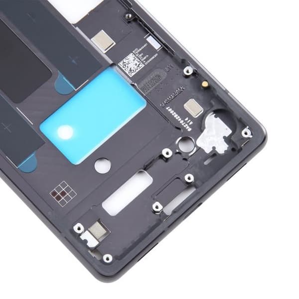Reservdel - AVIZAR - Centralt chassi för Google Pixel 7a Black - Högkvalitetsersättning