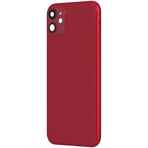 iPhone 11 Chassi - AVIZAR - Röd - Bakre glasbyte - Estetisk reparation
