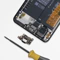 Miniatyrbild 4 av 4: Laddningskontakt för Xiaomi Mi 11i med mikrofon Svart