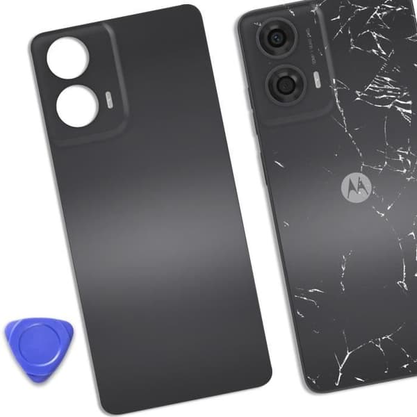 Ersättningsbatteriskydd till Motorola Moto G24 Svart