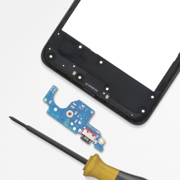 USB-C + mikroladdningskontakt för Motorola Moto G24 och G24 Power Motorola Black
