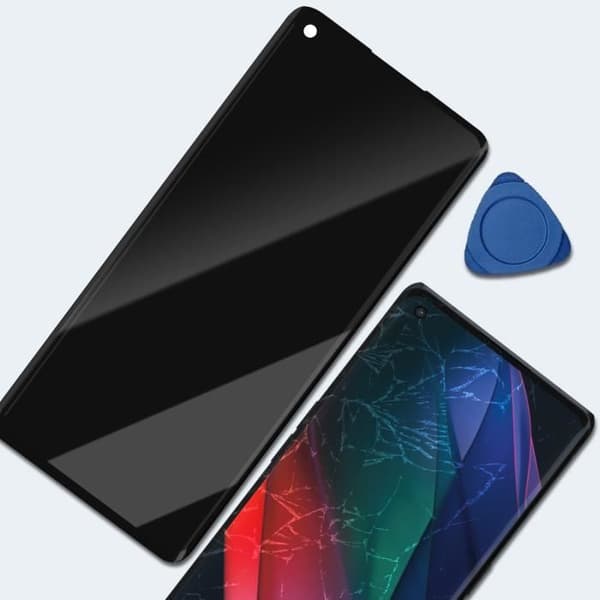LCD-skärm och Pekskärm för Oppo Find X3 Neo Svart - AVIZAR - Skärmbyte - Härdat glas