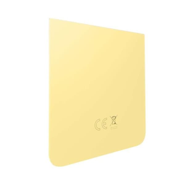 Bakglas till Samsung Galaxy Z Flip 6 Original Service Pack Samsung Beige