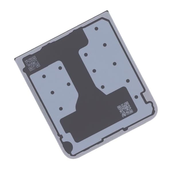 Bakglas till Samsung Galaxy Z Flip 6 Original Service Pack Samsung Beige