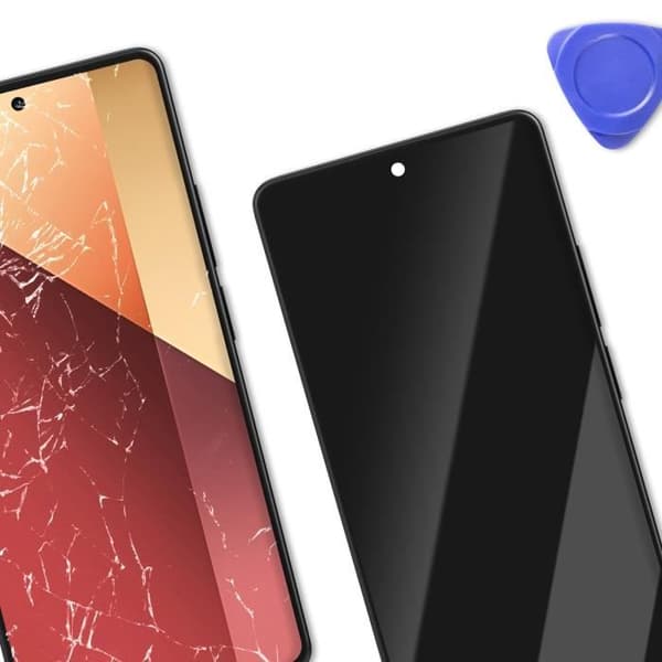 Xiaomi Redmi Note 13 Pro 4G LCD-skärm + pekglas + svart chassi - Xiaomi