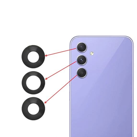 Samsung Galaxy A54 5G Kameraglas med Tejp