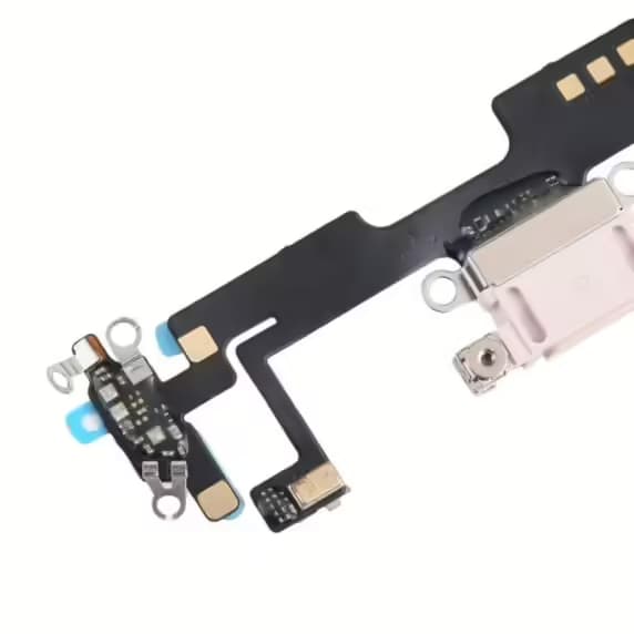 iPhone 14 Laddkontakt med Flexkabel Original - Lila