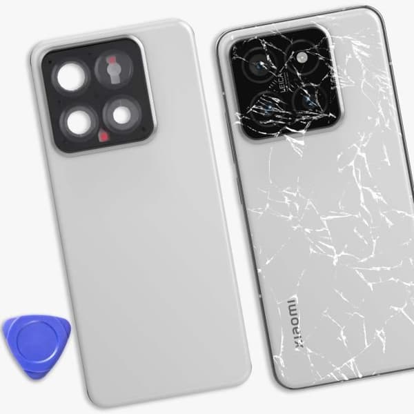 Ersättningsbakglas för Xiaomi 14 Ljusgrå - AVIZAR - Vit - Grå - Vikt: 0 g