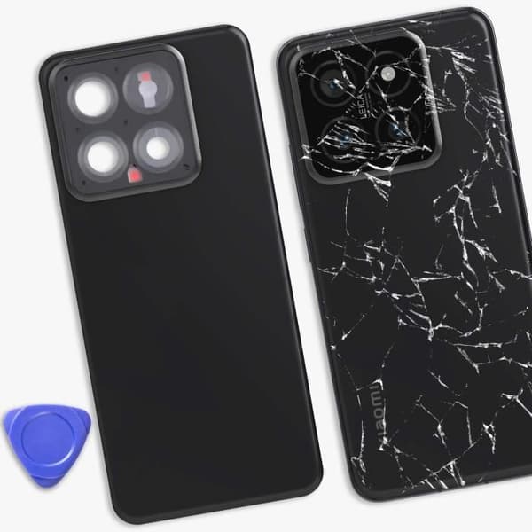 Ersättningsglas bak till Xiaomi 14 Black