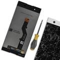Miniatyrbild 4 av 4: LCD-skärm och Touchscreen för Sony Xperia XA1 Ultra Vit - AVIZAR - Skärmbyte - Härdat glas