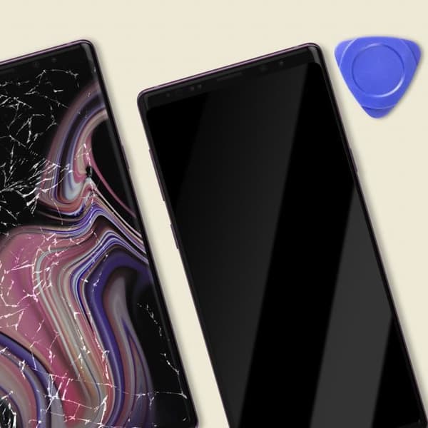 Komplett LCD-skärm för Samsung Galaxy Note 9 - RELIFE - Lavendel - Taktile glas och chassi
