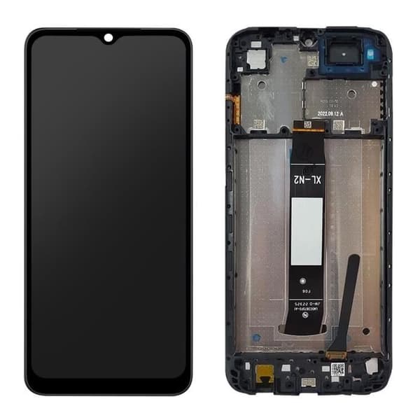 Ersättnings LCD-skärm + pekglas för Xiaomi Redmi A1 - Xiaomi - Svart - Vikt: 120 g