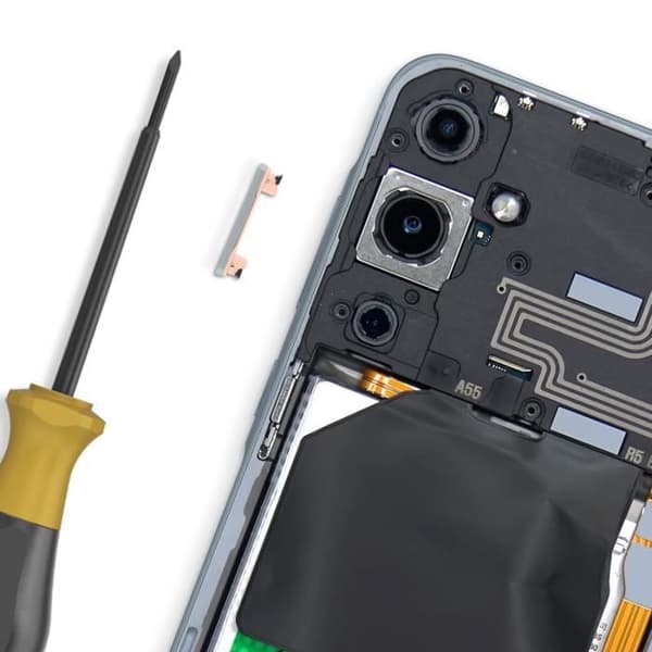 Volymknapp för Samsung Galaxy A55 Original Samsung Blue