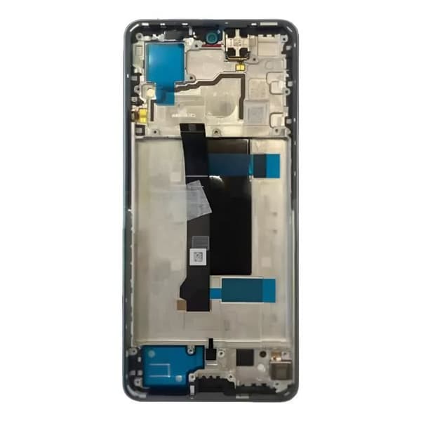 LCD-skärm + Taktile Glas + Ram Xiaomi Ljusblå för Xiaomi Redmi Note 13 Pro