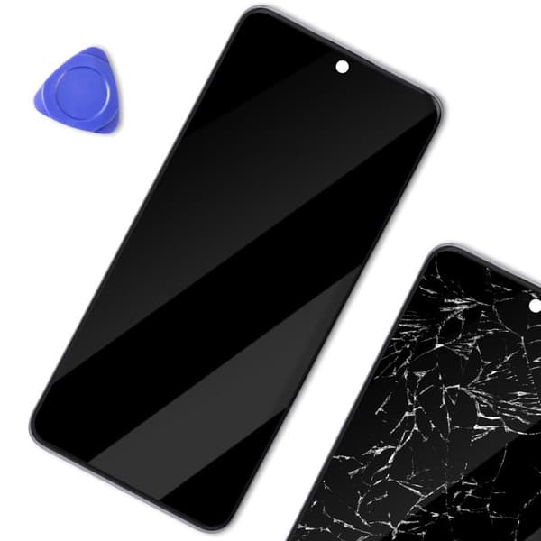 Skärm för Xiaomi Redmi Note 13 Pro Plus LCD + Touch Glass + Xiaomi Purple Chassis