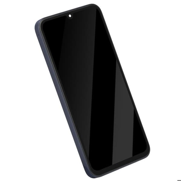 LCD-skärm + pekglas för Samsung Galaxy A15 med svart ram