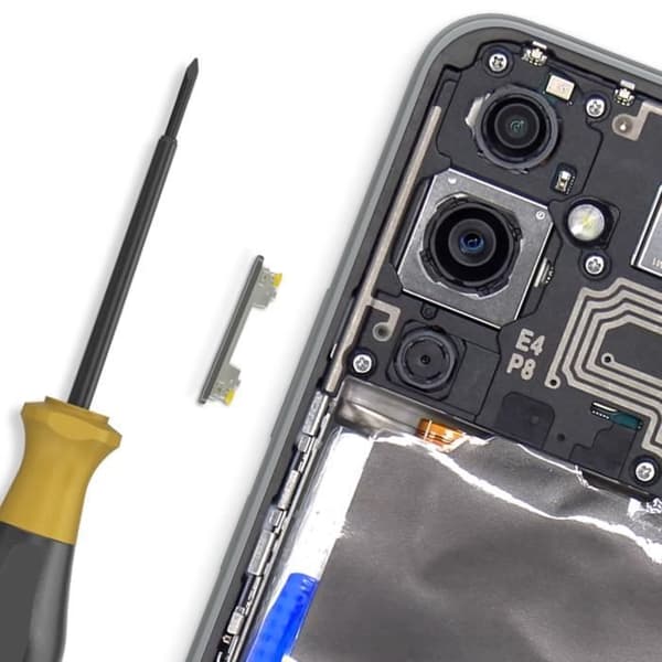 Volymknapp för Samsung Galaxy A54 5G Vit