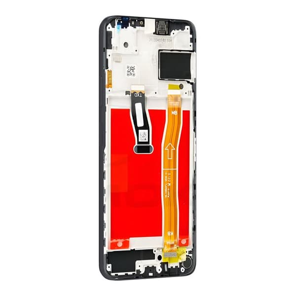 Skärm för Huawei Nova Y70 LCD + Touch Glass + Original Huawei Black Chassi
