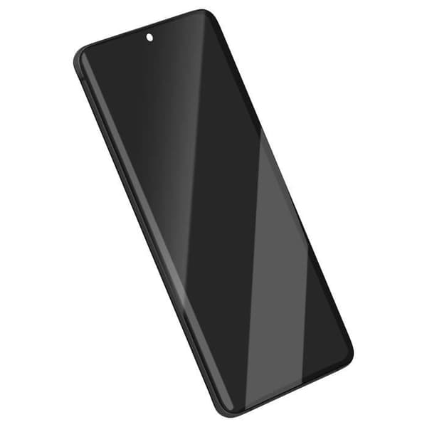 LCD-skärm AVIZAR för Samsung Galaxy S20 Ultra - Svart - Pekskärm och Chassi - Härdat glas